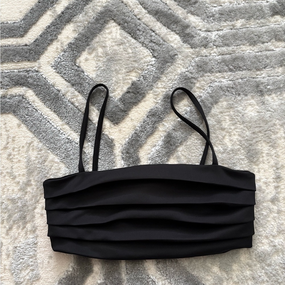 Zara Black Strappy Crop Top